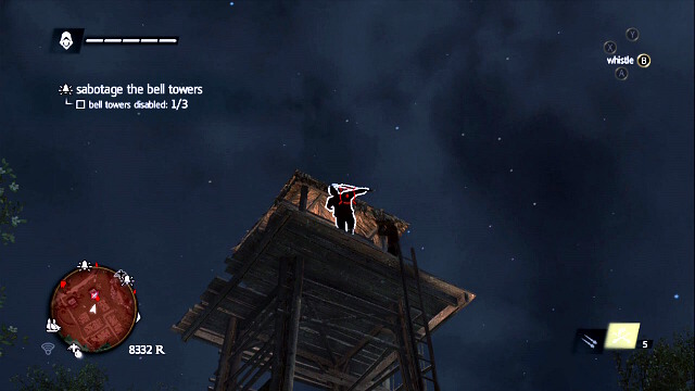 Put the guard o the tower to sleep - 03 - Unmanned | Sequence 5 - Sequence 5 - Assassins Creed IV: Black Flag Game Guide & Walkthrough