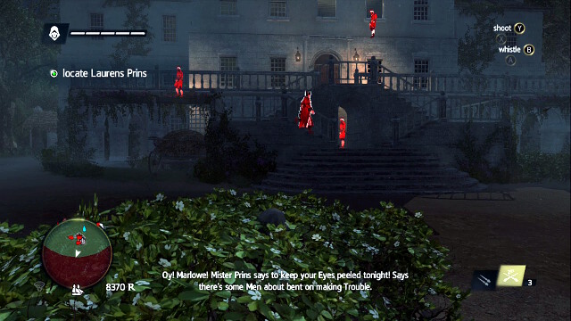 The residence front - 03 - Unmanned | Sequence 5 - Sequence 5 - Assassins Creed IV: Black Flag Game Guide & Walkthrough