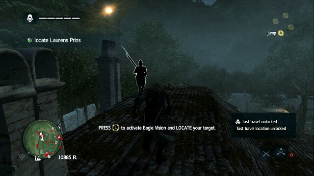 The guards on the rooftop - 03 - Unmanned | Sequence 5 - Sequence 5 - Assassins Creed IV: Black Flag Game Guide & Walkthrough