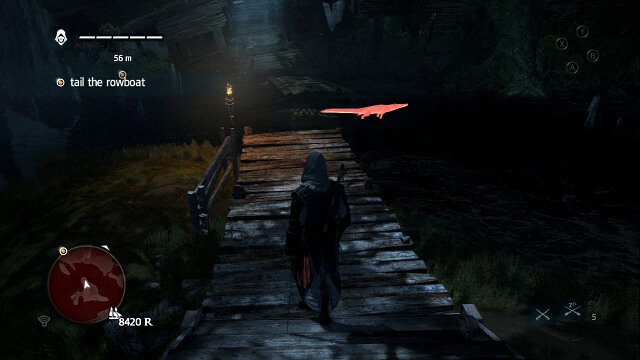 OPTIONAL OBJECTIVE- use sleeping darts on three crocodiles - 03 - The Siege of Charles-Towne | Sequence 6 - Sequence 6 - Assassins Creed IV: Black Flag Game Guide & Walkthrough