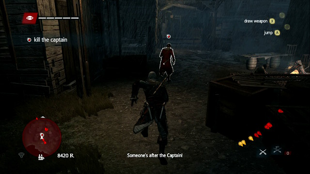 Knock the captain down and finish him off while he is on the ground - 03 - The Siege of Charles-Towne | Sequence 6 - Sequence 6 - Assassins Creed IV: Black Flag Game Guide & Walkthrough