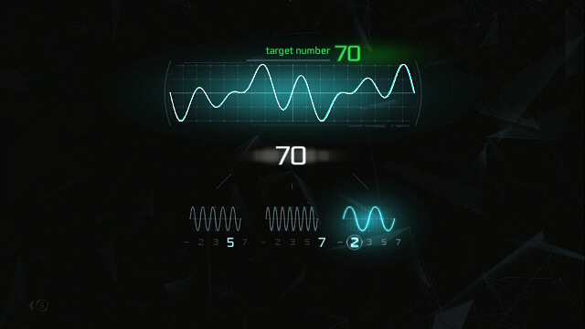 In this minigame, you will have to choose numbers in such a way, so as the final result is 70, if each successive number is multiplied by the previous one - Abstergo Entertainment 03 | Sequence 6 - Sequence 6 - Assassins Creed IV: Black Flag Game Guide & Walkthrough