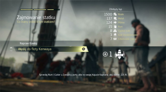 The seized liner will be dispatched to join Kenways fleet - Introduction | Kenways fleet - Kenways fleet - Assassins Creed IV: Black Flag Game Guide & Walkthrough