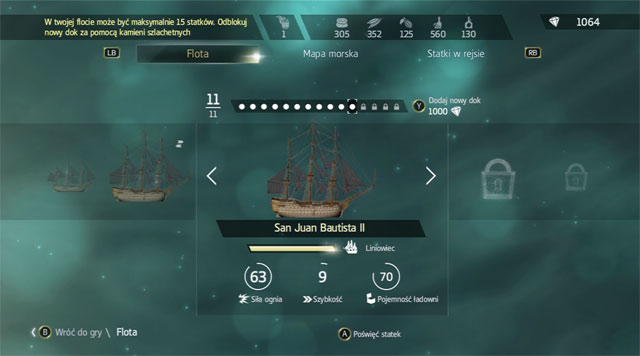 The overview of ships in the fleet - Mooring of ships | Kenways fleet - Kenways fleet - Assassins Creed IV: Black Flag Game Guide & Walkthrough