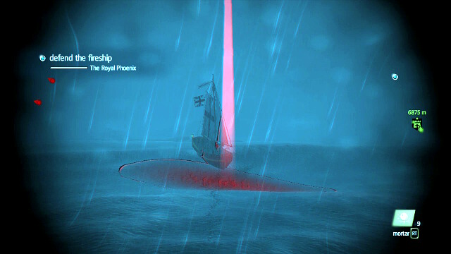 Use the mortar to quickly destroy ships from afar - 04 - The Fireship | Sequence 7 - Sequence 7 - Assassins Creed IV: Black Flag Game Guide & Walkthrough