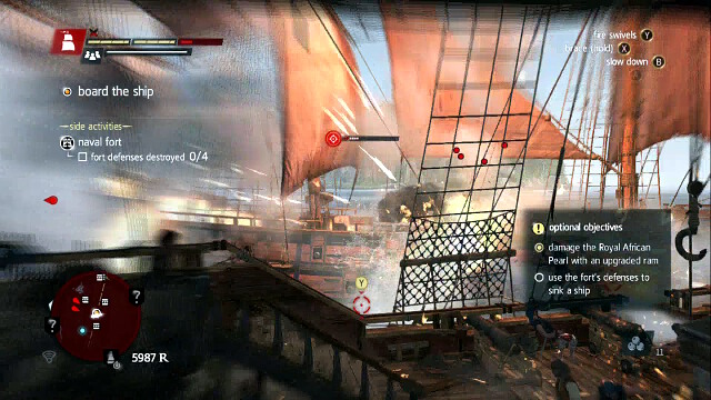 The battle with the ship - 02 - Vainglorious Bastards | Sequence 8 - Sequence 8 - Assassins Creed IV: Black Flag Game Guide & Walkthrough