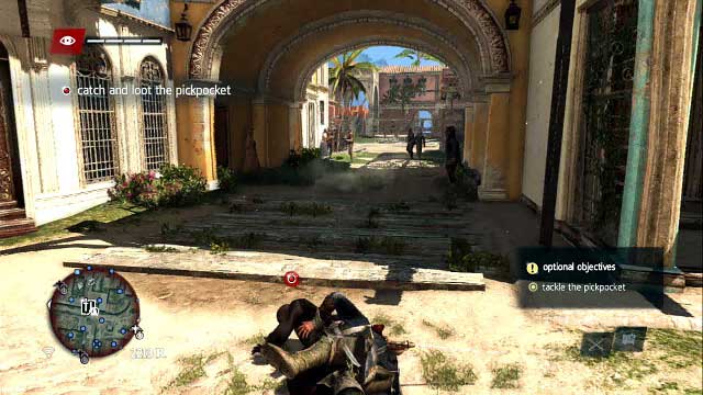 Knock the pickpocket over to gain a bonus - 01 - Lively Havana | Sequence 2 - Sequence 2 - Assassins Creed IV: Black Flag Game Guide & Walkthrough