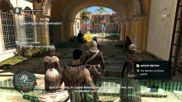 While with the dancers, you will be permanently undetectable - 02 - ...And My Sugar? | Sequence 2 - Sequence 2 - Assassins Creed IV: Black Flag Game Guide & Walkthrough