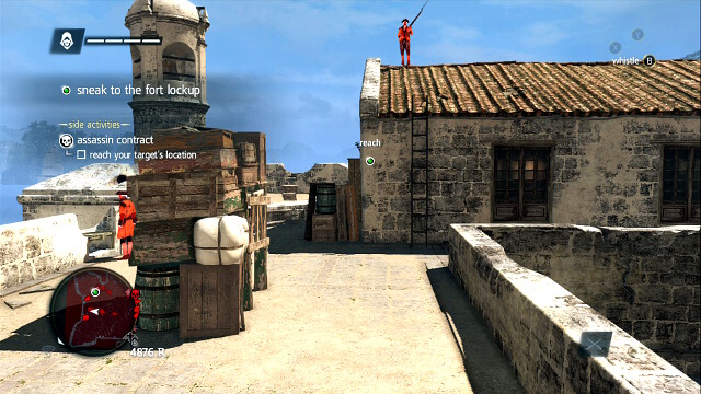 Observe the soldier on the rooftop - 02 - ...And My Sugar? | Sequence 2 - Sequence 2 - Assassins Creed IV: Black Flag Game Guide & Walkthrough