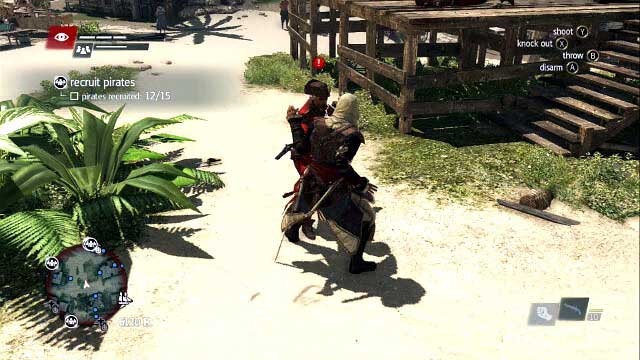 By countering an attack if unarmed, you get the opportunity to disarm the enemy - 02 - Now Hiring | Sequence 3 - Sequence 3 - Assassins Creed IV: Black Flag Game Guide & Walkthrough