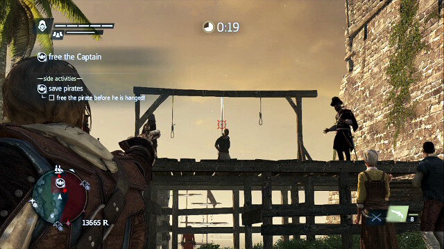 Shoot through the rope - 02 - Now Hiring | Sequence 3 - Sequence 3 - Assassins Creed IV: Black Flag Game Guide & Walkthrough