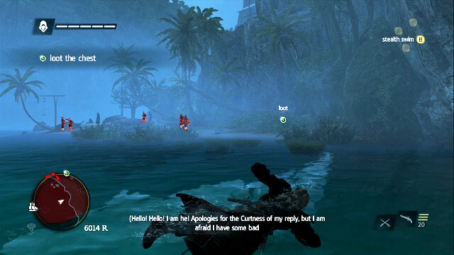 Make it over to the land from the right - 01 - Black Barts Gambit | Sequence 10 - Sequence 10 - Assassins Creed IV: Black Flag Game Guide & Walkthrough