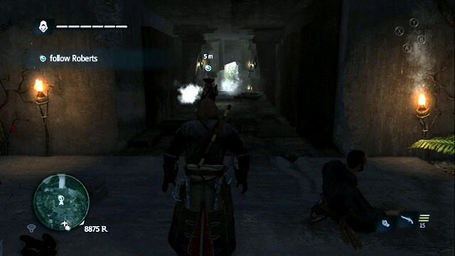 Roberts after he opens the door - 03 - The Observatory | Sequence 10 - Sequence 10 - Assassins Creed IV: Black Flag Game Guide & Walkthrough