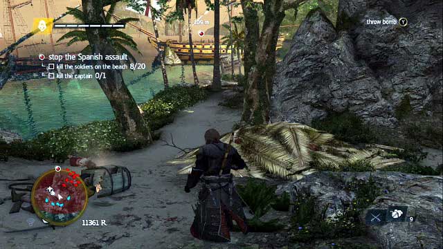 Run towards the ship - 03 - ...Everything Is Permitted | Sequence 11 - Sequence 11 - Assassins Creed IV: Black Flag Game Guide & Walkthrough