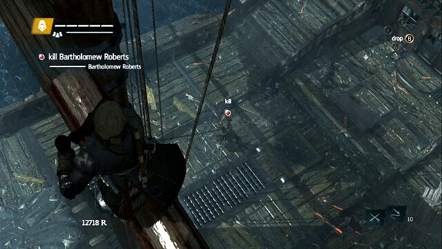 A rope shot at Roberts - 02 - Royal Misfortune | Sequence 12 - Sequence 12 - Assassins Creed IV: Black Flag Game Guide & Walkthrough