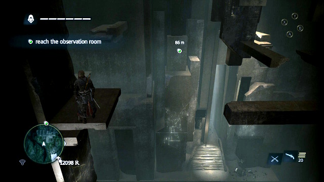 The large bloc that you killed the Spaniards on, will move from left to right and back again - 04 - Ever a Splinter | Sequence 12 - Sequence 12 - Assassins Creed IV: Black Flag Game Guide & Walkthrough