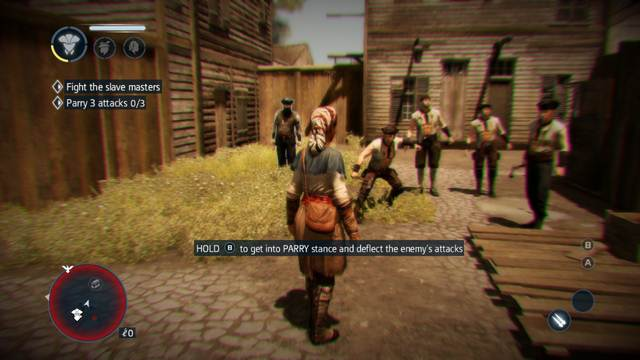 Combat tutorial - Sequence 1 (part 1) - The storyline - Assassins Creed: Liberation HD - Game Guide and Walkthrough