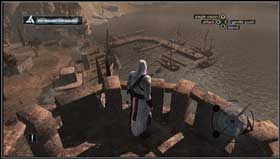 At the first crossroads synchronize on a tower - Assassins Creed: MB03 - Garnier de Naplouse of Acre - Assassins Creed: Memory Block 03 - Assassins Creed (PC) Game Guide