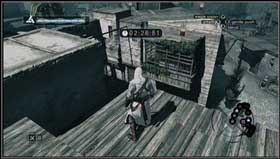 Get the row of flags. Jump on the little bridge and go forward and right. - Assassins Creed: MB03 - Garnier de Naplouse of Acre - Assassins Creed: Memory Block 03 - Assassins Creed (PC) Game Guide