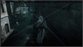 Pick the right side of the street, jump on the boxes and beams. - Assassins Creed: MB04 - Wilhelm de Montferrat of Acre - Assassins Creed: Memory Block 04 - Assassins Creed (PC) Game Guide