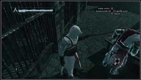 Climb down slowly and assassinate him. Escape using ladders. - Assassins Creed: MB04 - Wilhelm de Montferrat of Acre - Assassins Creed: Memory Block 04 - Assassins Creed (PC) Game Guide