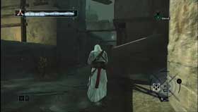Go into the street on the right using blend. - Assassins Creed: MB04 - Majd Addin of Jerusalem - Assassins Creed: Memory Block 04 - Assassins Creed (PC) Game Guide