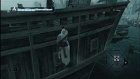 Wait for Sibrand and climb the edge of the ship. - Assassins Creed: MB05 - Sibrand of Acre - Assassins Creed: Memory Block 05 - Assassins Creed (PC) Game Guide