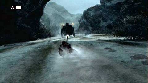 Once the rope starts to break try to crawl towards the chariot as fast as possible by tilting the analog stick forward - Memory 4 - Sequence 1 - A Sort of Homecoming - Assassins Creed: Revelations - Game Guide and Walkthrough