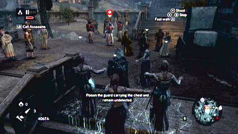 Once the man is dead, follow others and kill them the same way, as soon as they are marked with the red sight - Memory 9 - Sequence 3 - Lost and Found - Assassins Creed: Revelations - Game Guide and Walkthrough