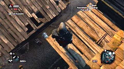 Another method uses distracting explosives, namely Cherry Bombs - Memory 10 - Sequence 3 - Lost and Found - Assassins Creed: Revelations - Game Guide and Walkthrough