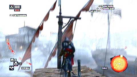 Climb it and then use the zipline there - Memory 3 - Sequence 5 - Heir to The Empire - Assassins Creed: Revelations - Game Guide and Walkthrough