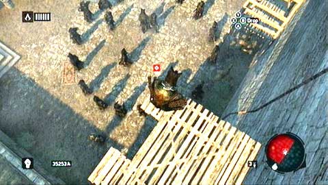Aim at Tarik and wait until he approaches you - Memory 2 - p. 2 - Sequence 6 - Fortune's Disfavor - Assassins Creed: Revelations - Game Guide and Walkthrough