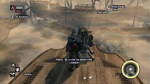 A short cinematic begins, after which you'll be attacked by a group of soldiers - Memory 8 - Sequence 6 - Fortune's Disfavor - Assassins Creed: Revelations - Game Guide and Walkthrough