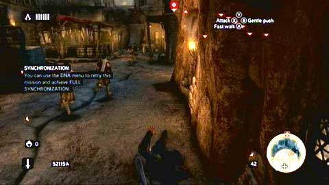 Your first task is to catch fleeing descendant of the emperor - Memory 5 - Sequence 7 - Underworld - Assassins Creed: Revelations - Game Guide and Walkthrough