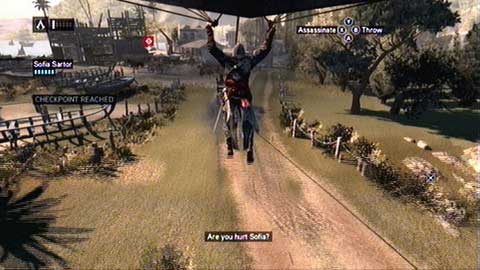 After few such narrowing, Ezio will fall down - Memory 3 - Sequence 8 - The End of An Era - Assassins Creed: Revelations - Game Guide and Walkthrough