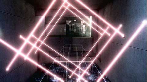 When beams will bypass each other directly in front of you, quickly run through the square they just created - Metropolis - p. 1 - Desmonds Journey - Assassins Creed: Revelations - Game Guide and Walkthrough