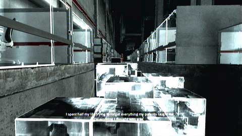 When you get to the top, move forward walking over precipices and jump between black cubes - Regret - Desmonds Journey - Assassins Creed: Revelations - Game Guide and Walkthrough