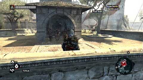 Its explosion will scatter glass pieces on the ground, which stop enemies - Datura; Caltrops; Smoke Decoy - Piri Reis Missions - Assassins Creed: Revelations - Game Guide and Walkthrough