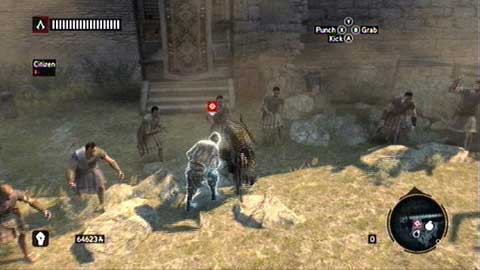 By pressing X all the time, you should quickly win this fight - Missions 1-3 - Recruit Assassins Missions - Assassins Creed: Revelations - Game Guide and Walkthrough