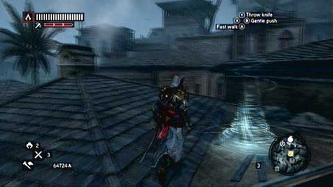 Your recruit will stay on the ground, while you have to follow him on the rooftops - Missions 3-5 - Master Assassin Missions - Assassins Creed: Revelations - Game Guide and Walkthrough