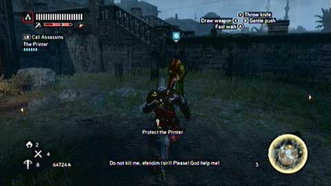 After a long walk a short cinematic begins - Missions 3-5 - Master Assassin Missions - Assassins Creed: Revelations - Game Guide and Walkthrough