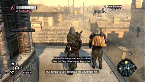 When you climb the lever to one of the building, the race is over - Missions 8&9 - Master Assassin Missions - Assassins Creed: Revelations - Game Guide and Walkthrough