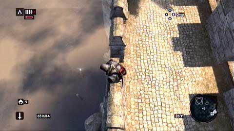 You will find it on a wooden pole, sticking out from the water outside the city walls - Galata District (01-11) - Animus data fragments - Assassins Creed: Revelations - Game Guide and Walkthrough