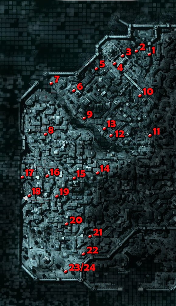 Constantine District - map  Treasure chests - Assassin's Creed
