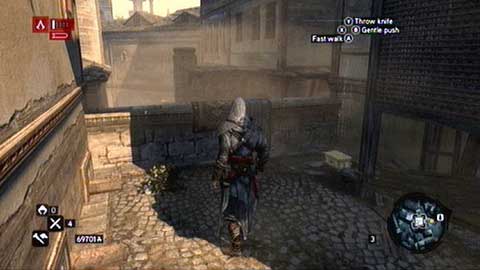 It is located at the stone wall next to the wooden scaffold - Bayezid District/Arsenal (11-20) - Treasure chests - Assassins Creed: Revelations - Game Guide and Walkthrough