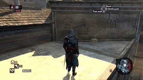 It lies just under the roof of the building - Imperial District (11-20) - Treasure chests - Assassins Creed: Revelations - Game Guide and Walkthrough