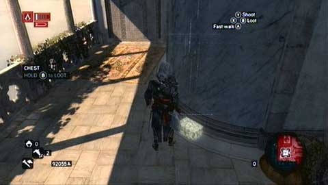 Like previous, you will find this treasure on one of the balconies of the palace - Imperial District (21-28) - Treasure chests - Assassins Creed: Revelations - Game Guide and Walkthrough