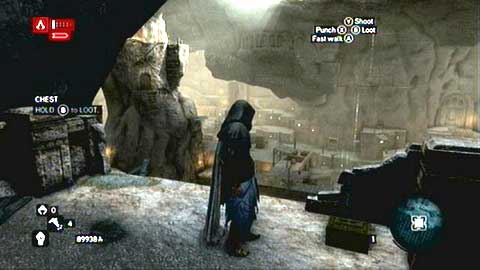 Treasure lies on a high balcony - Capadocia (01-12) - Treasure chests - Assassins Creed: Revelations - Game Guide and Walkthrough