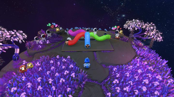 At the end of the level, pulling out the blue wire will get you a PlayStation 5 - Astros Playroom: 1994 Throwback - walkthrough - Other - Astros Playroom Guide