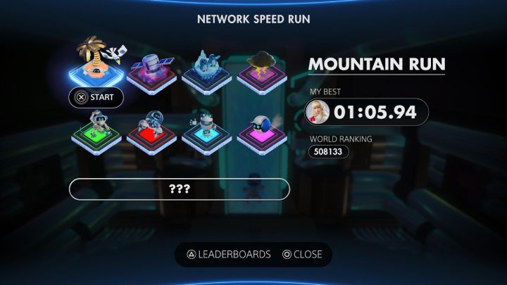 Network Speed Run is located on the CPU Square, between the entrance to the GPU Jungle and the Cooling Springs - Astros Playroom: Network Speed Run - walkthrough - Other - Astros Playroom Guide
